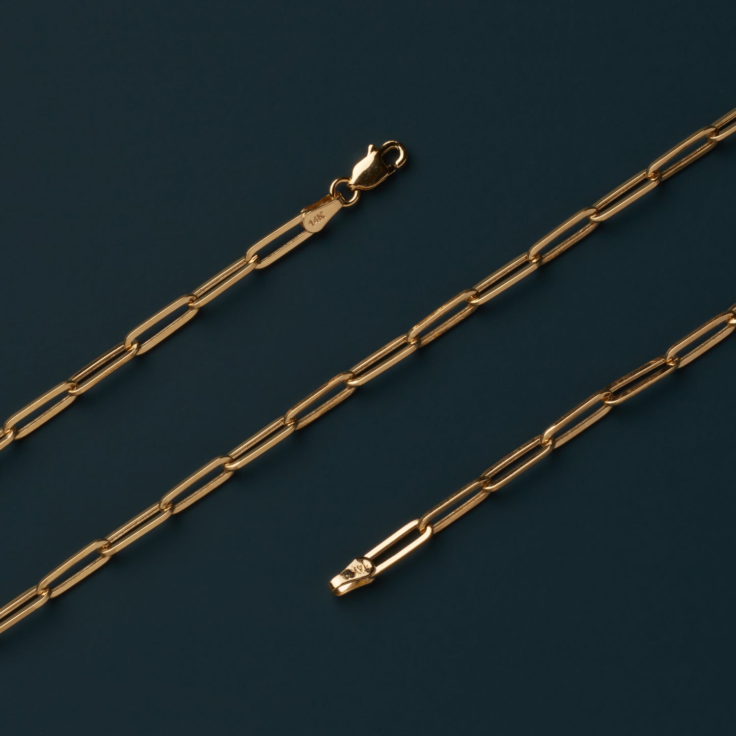 14k solid gold chain, 14k gold chain, solid gold chain, solid gold bracelet, gold paperclip chain, 14k gold bracelet, 14k paperclip chain, long link chain, rectangle link chain, 14k gold link chain, link chain bracelet, stackable bracelet, gold bracelet women, 