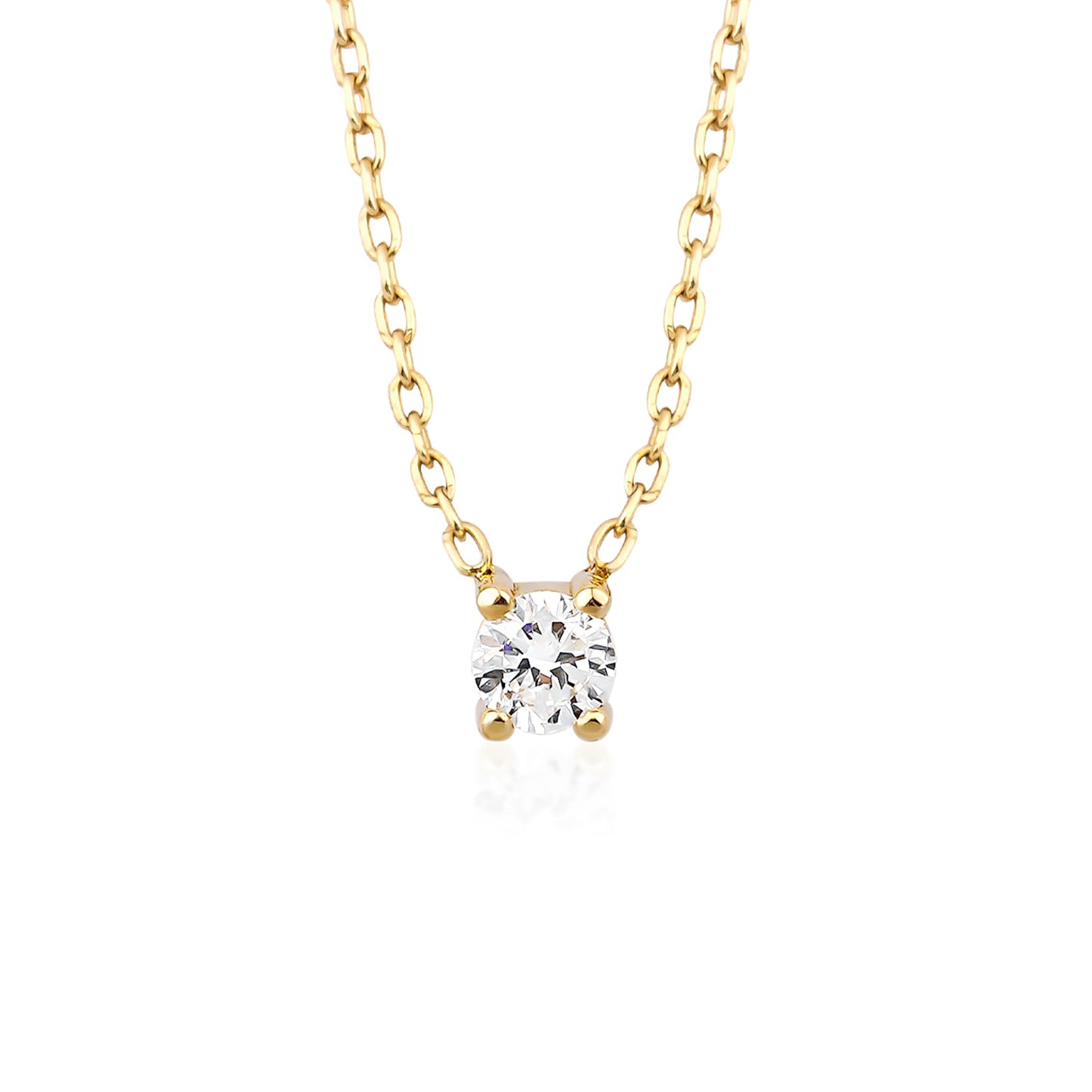 Diamond Solitaire Necklace