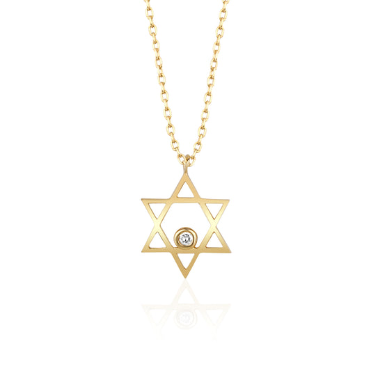 Open David Star Necklace