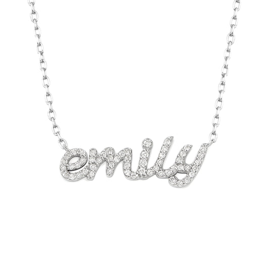 Diamond Name Necklace