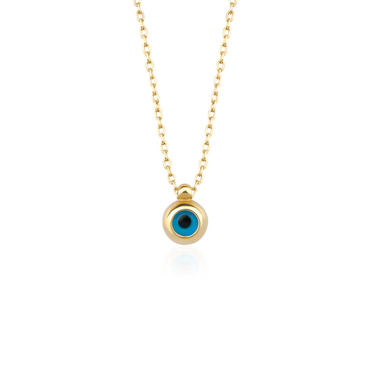 Small Sealed Evil Eye Necklace