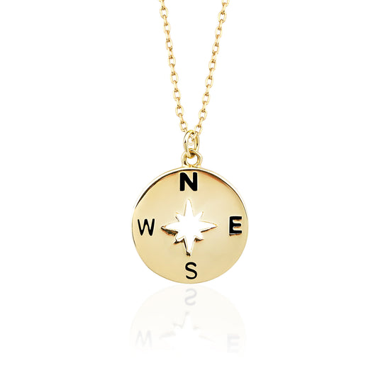 Circle Compass Necklace