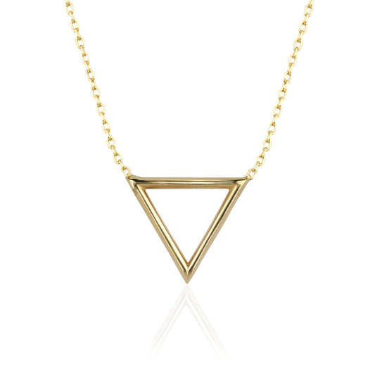 Modern Triangle Necklace