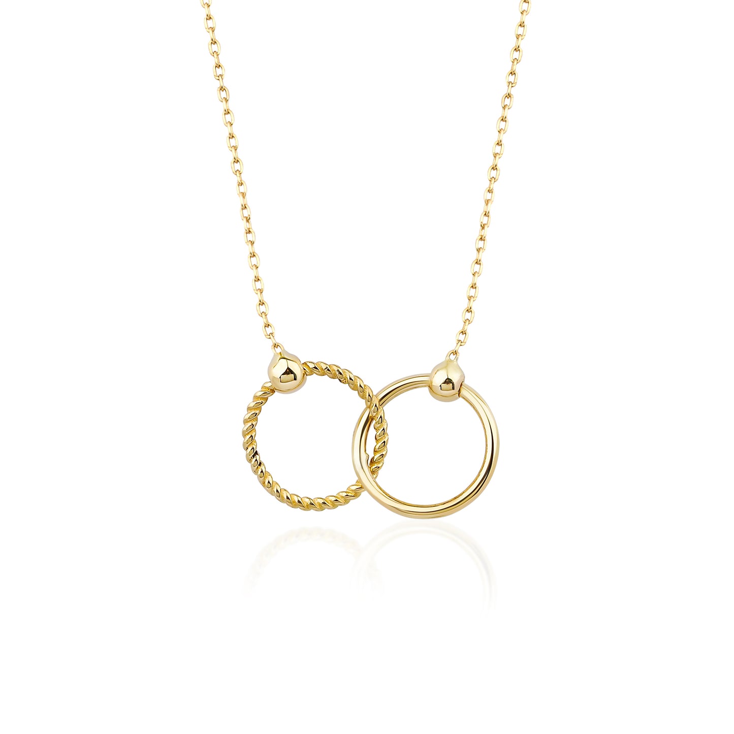 Intertwined Circles Necklace
