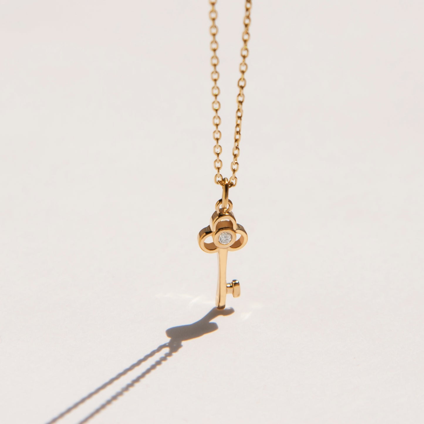 Diamond Key Necklace