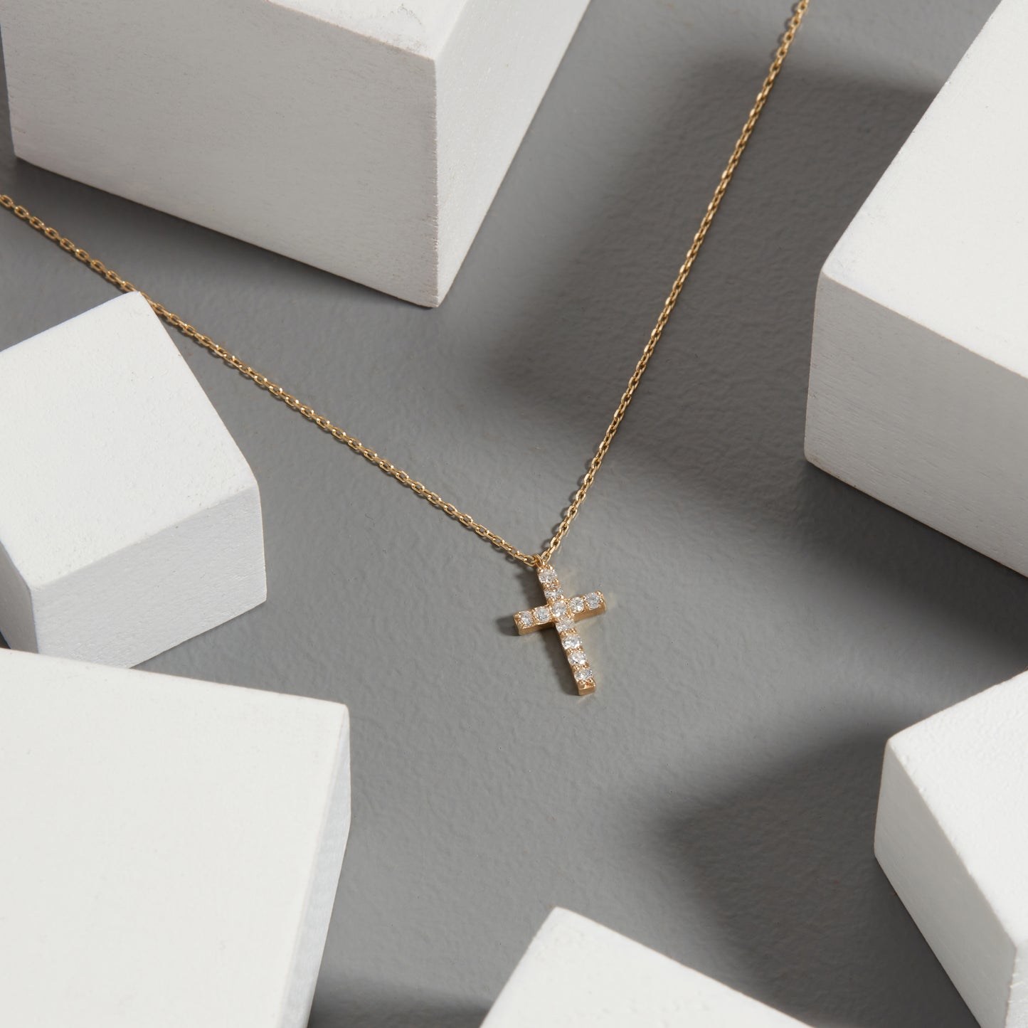 Diamond Cross Necklace