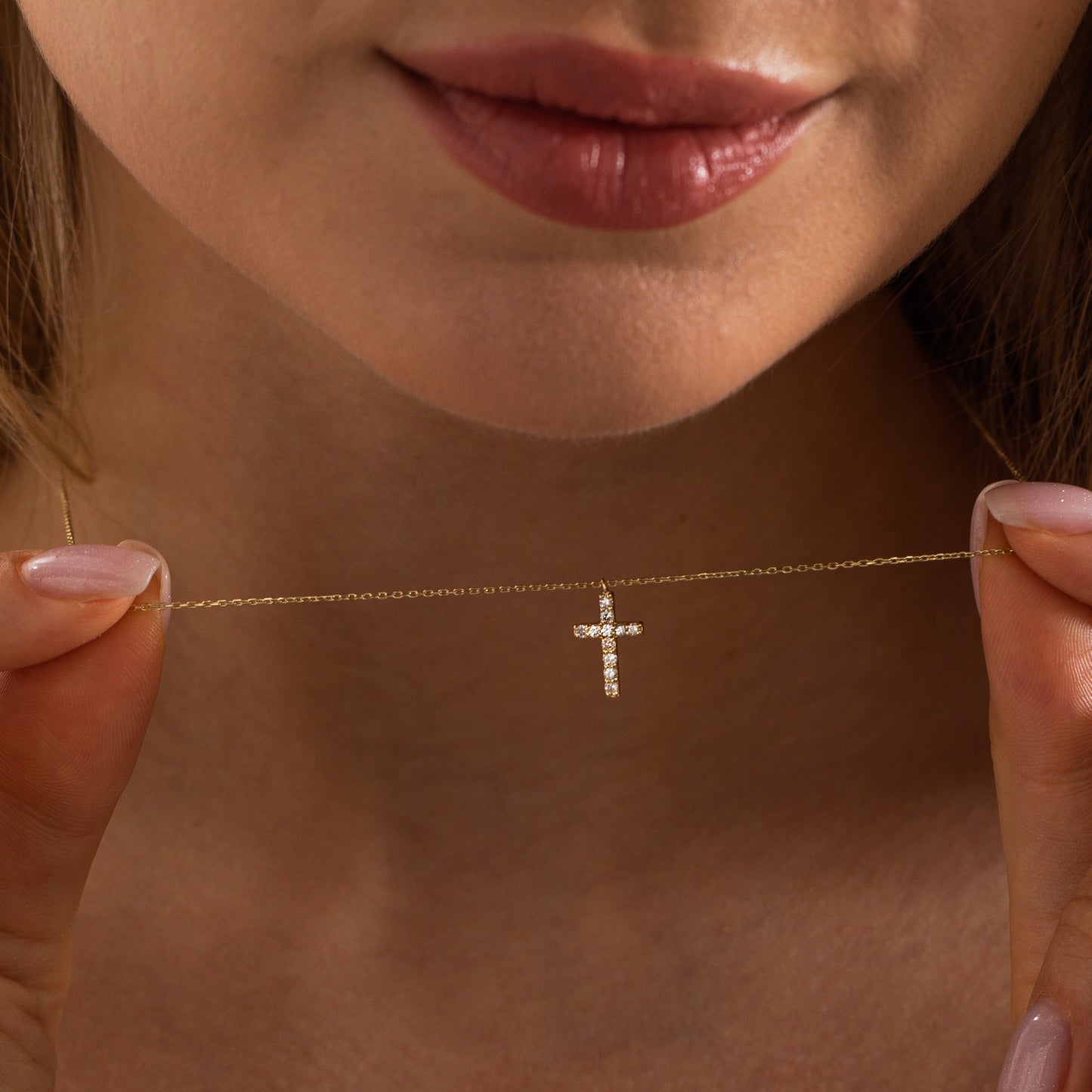 Diamond Cross Necklace