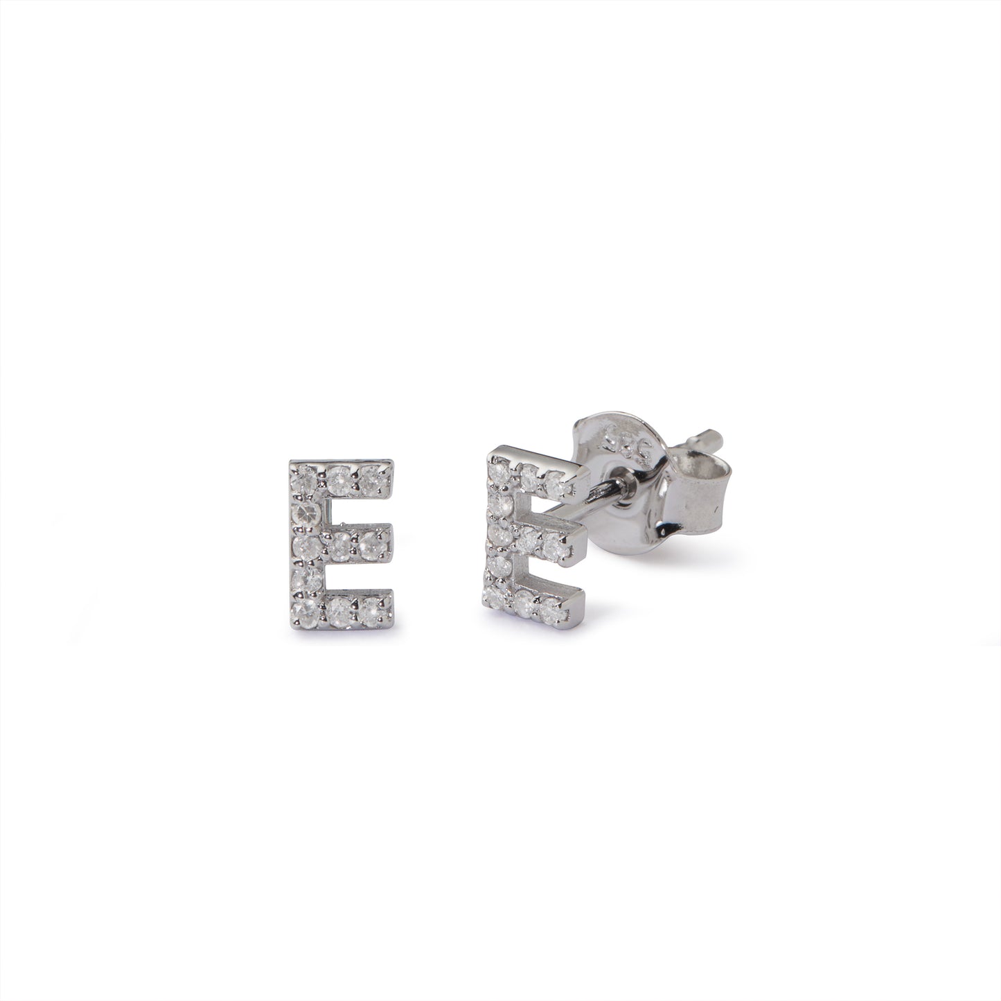 Diamond Letter Studs