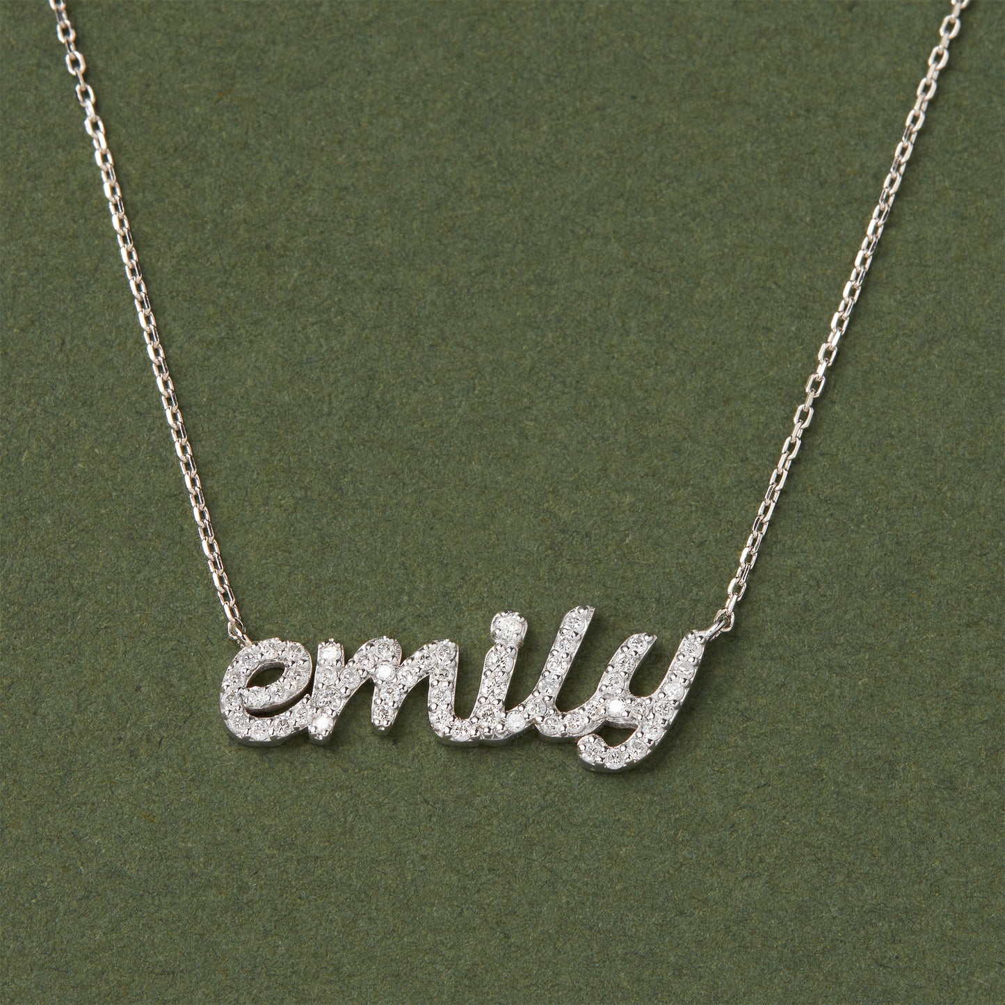 Diamond Name Necklace