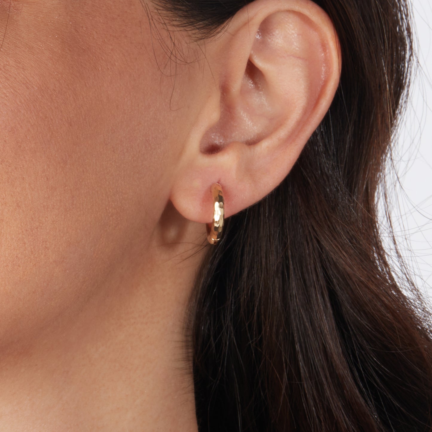 Textured Hoop Earrings