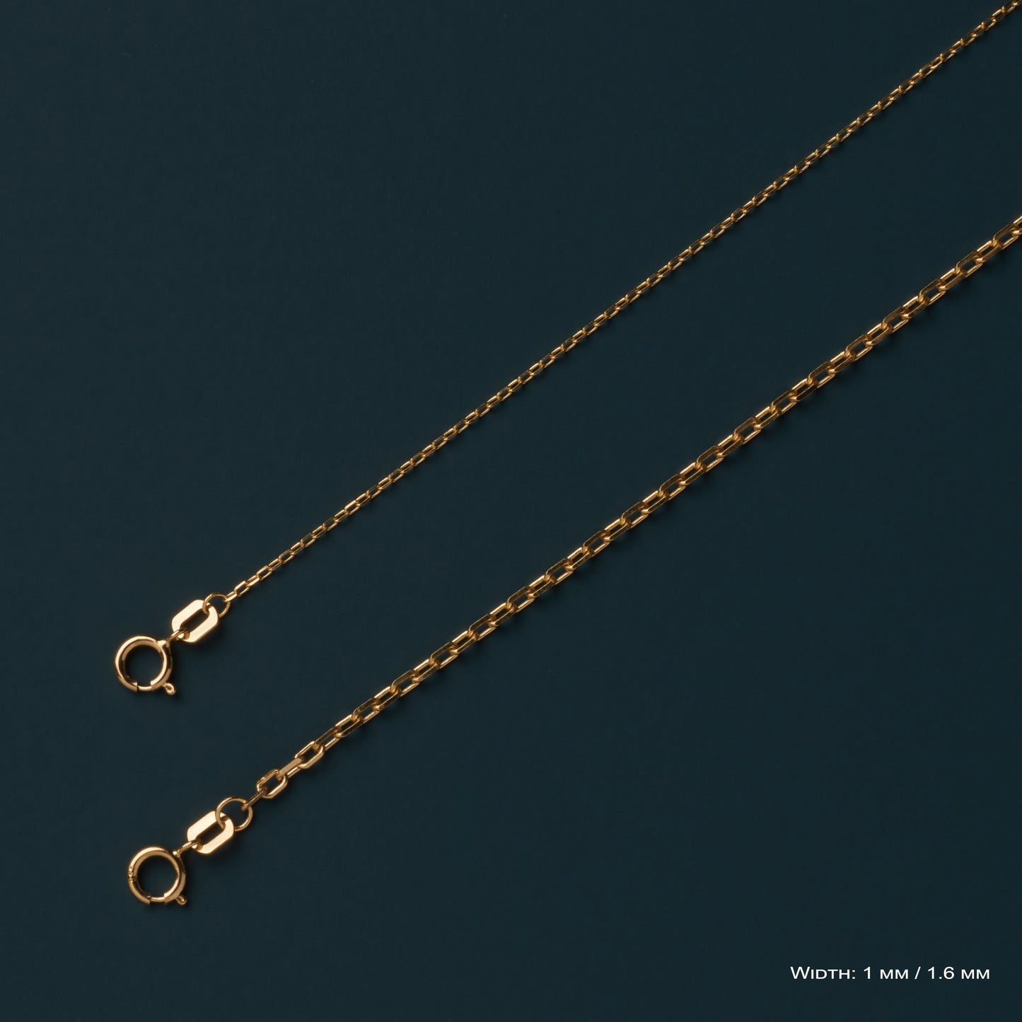 14k solid gold chain, 14k gold chain, solid gold chain, solid gold necklace, minimalist chain, 14k gold necklace, square gold chain, 14k gold cable chain, solid gold cable, gold cable necklace, thin gold chain, 14k thin gold chain, gold necklace women, 