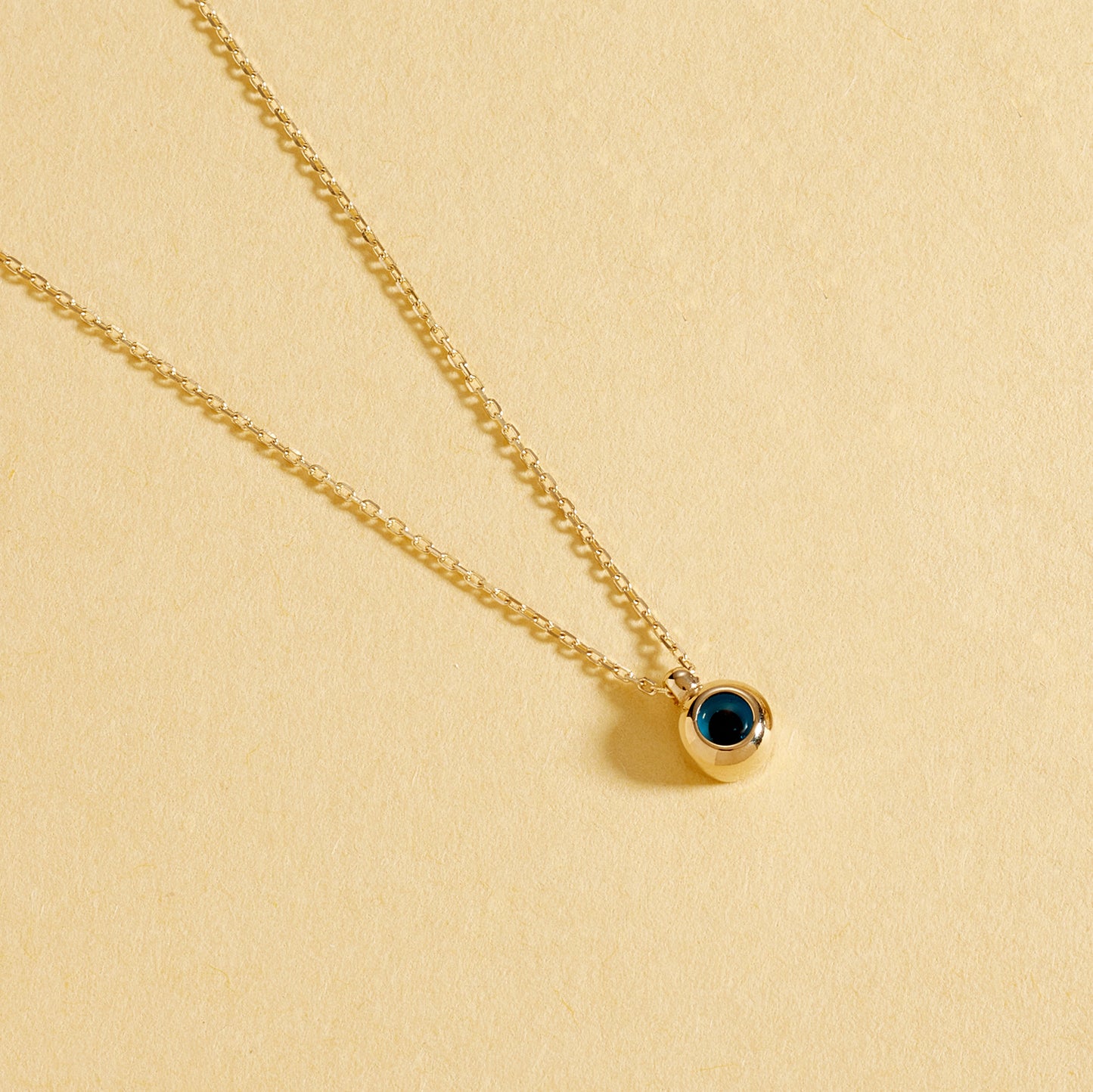 Small Sealed Evil Eye Necklace